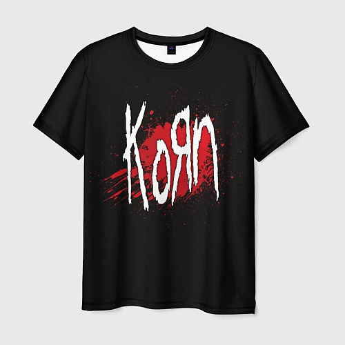 Мужская футболка Korn: Blood / 3D-принт – фото 1