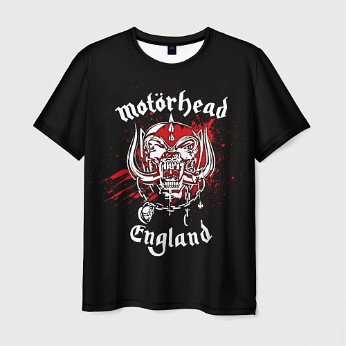Мужская футболка Motorhead England / 3D-принт – фото 1