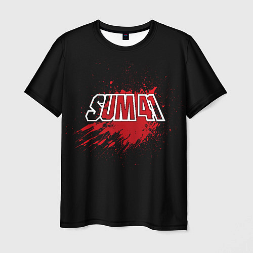 Мужская футболка Sum 41: Hot Blood / 3D-принт – фото 1