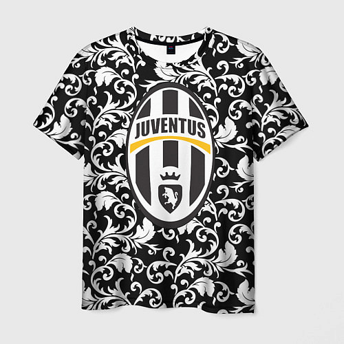 Мужская футболка FC Juventus: Floral Logo / 3D-принт – фото 1