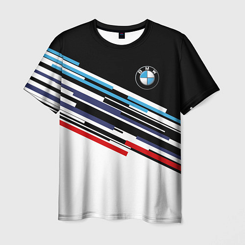 Мужская футболка BMW BRAND COLOR БМВ / 3D-принт – фото 1