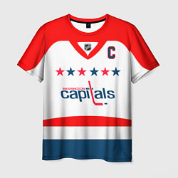 Футболка мужская Washington Capitals: Ovechkin White, цвет: 3D-принт