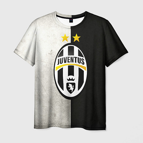 Мужская футболка FC Juventus W&B / 3D-принт – фото 1