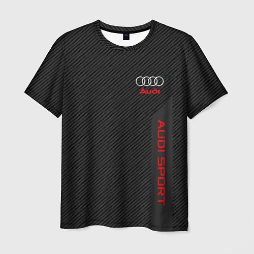 Мужская футболка Audi: Sport Line / 3D-принт – фото 1