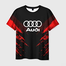 Футболка мужская Audi: Red Anger, цвет: 3D-принт