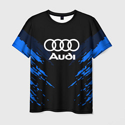 Футболка мужская Audi: Blue Anger, цвет: 3D-принт