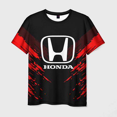 Мужская футболка Honda: Red Anger / 3D-принт – фото 1