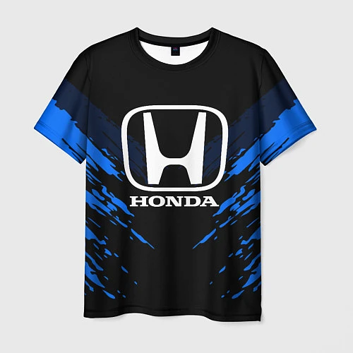 Мужская футболка Honda: Blue Anger / 3D-принт – фото 1