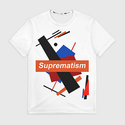 Футболка мужская Supermatism White, цвет: 3D-принт