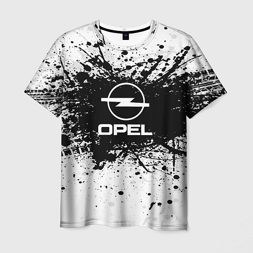 Мужская футболка Opel: Black Spray / 3D-принт – фото 1