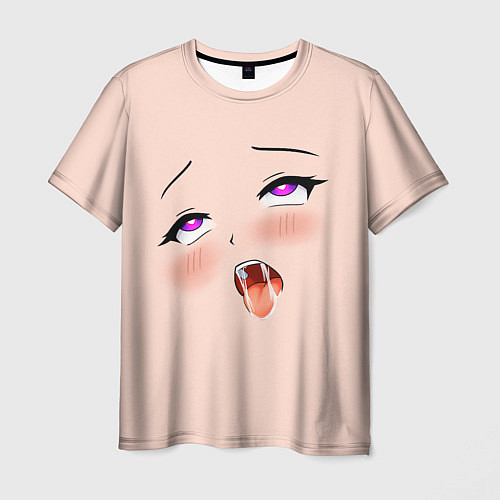 Мужская футболка Ahegao Face / 3D-принт – фото 1