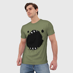 Футболка мужская Земляное чудовище, цвет: 3D-принт — фото 2
