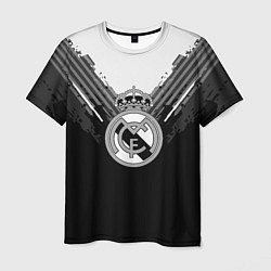 Футболка мужская FC Real Madrid: Black Style, цвет: 3D-принт