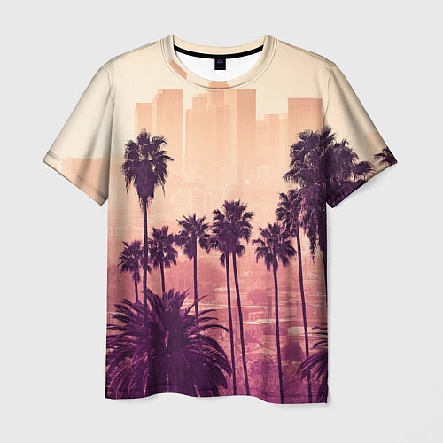 Мужская футболка Los Angeles / 3D-принт – фото 1