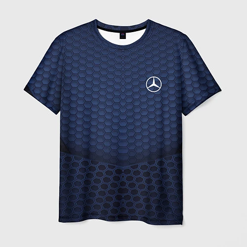 Мужская футболка Mercedes: Sport Motors / 3D-принт – фото 1