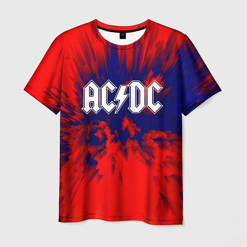 Мужская футболка AC/DC: Red & Blue / 3D-принт – фото 1