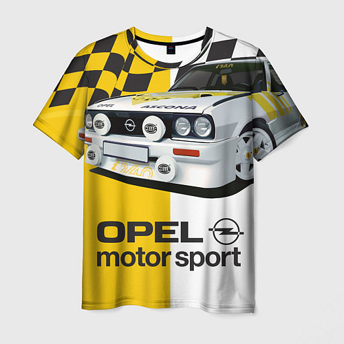 Мужская футболка Opel Motor Sport: Ascona B / 3D-принт – фото 1