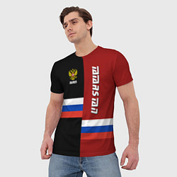 Футболка мужская Tatarstan, Russia, цвет: 3D-принт — фото 2