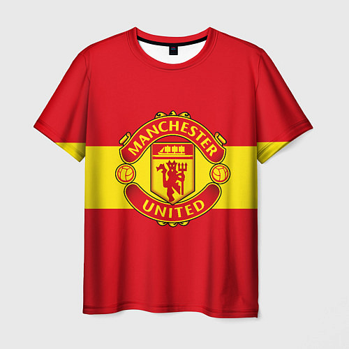 Мужская футболка FC Man United: Red Style / 3D-принт – фото 1