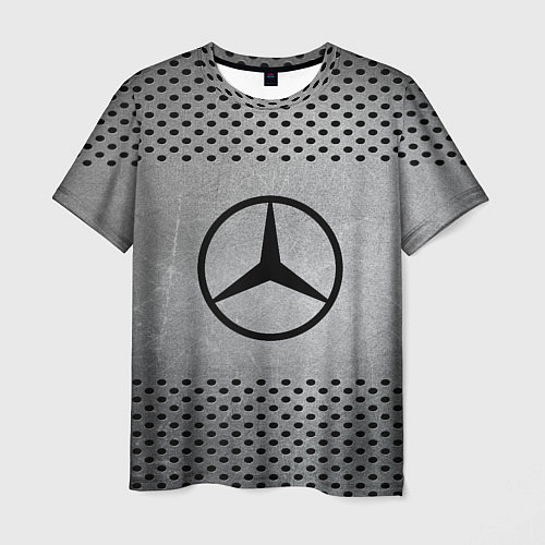 Мужская футболка Mercedes-Benz: Hardened Steel / 3D-принт – фото 1