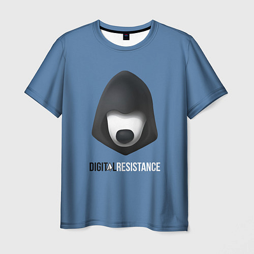 Мужская футболка Digital Resistance / 3D-принт – фото 1