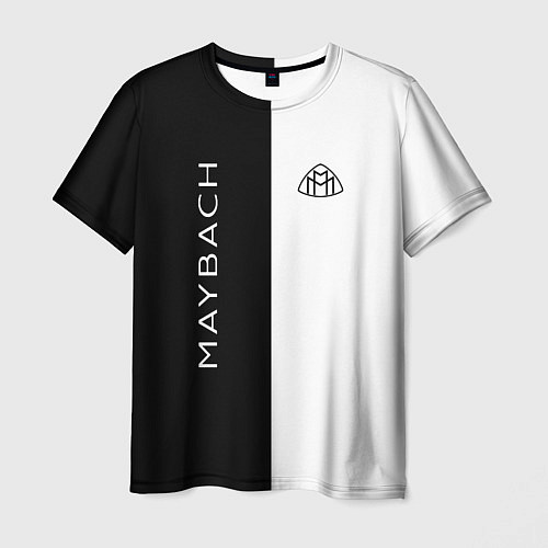Мужская футболка Maybach: B&W / 3D-принт – фото 1