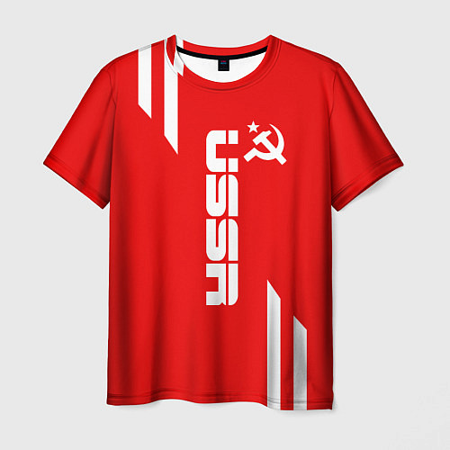 Мужская футболка USSR: Red Sport / 3D-принт – фото 1