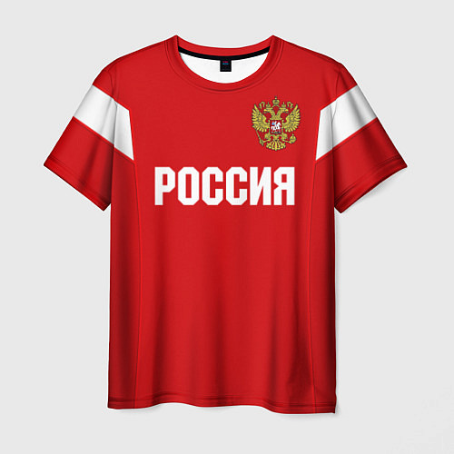 Мужская футболка Сборная России / 3D-принт – фото 1