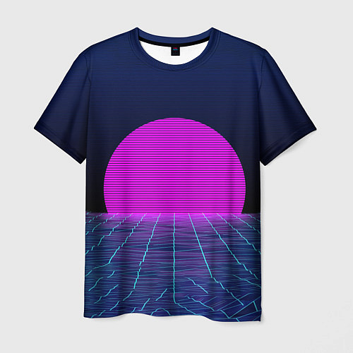 Мужская футболка Digital Sunrise / 3D-принт – фото 1