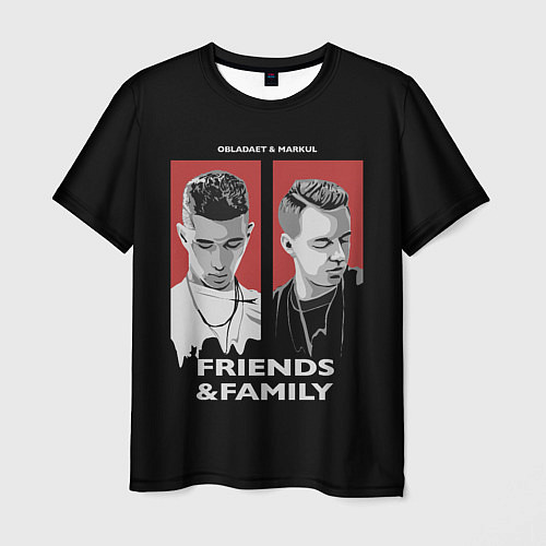 Мужская футболка Markul: Friends & Family / 3D-принт – фото 1