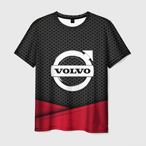 Мужская футболка Volvo: Grey Carbon / 3D-принт – фото 1