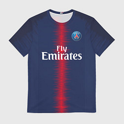 Футболка мужская FC PSG: Neymar Home 18-19, цвет: 3D-принт