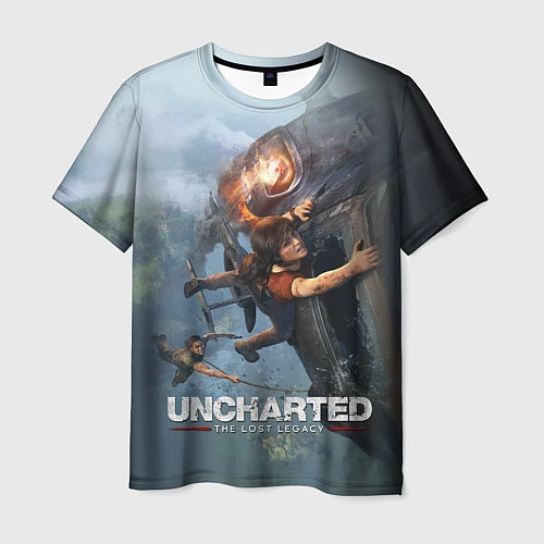 Мужская футболка Uncharted: The Lost Legacy / 3D-принт – фото 1