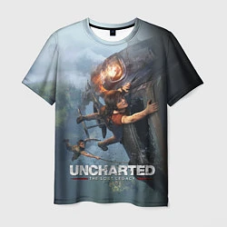 Футболка мужская Uncharted: The Lost Legacy, цвет: 3D-принт