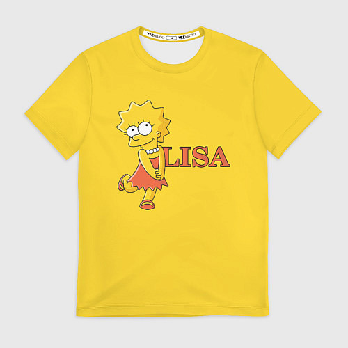 Мужская футболка Lisa Simpson / 3D-принт – фото 1