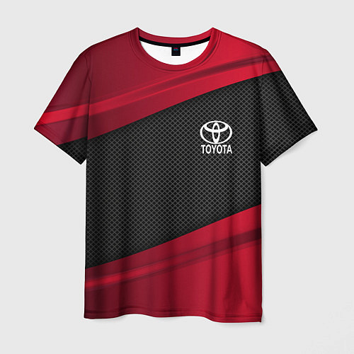 Мужская футболка Toyota: Red Sport / 3D-принт – фото 1