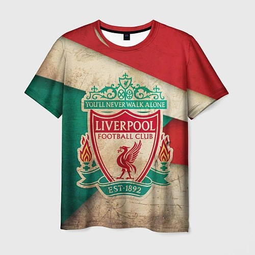 Мужская футболка FC Liverpool: Old Style / 3D-принт – фото 1
