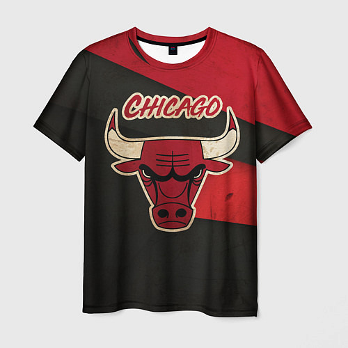 Мужская футболка Chicago Bulls: Old Style / 3D-принт – фото 1