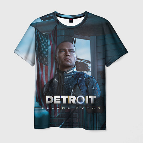 Мужская футболка Detroit: Markus / 3D-принт – фото 1