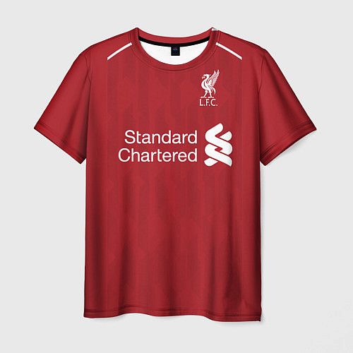 Мужская футболка FC Liverpool Home 18-19 / 3D-принт – фото 1