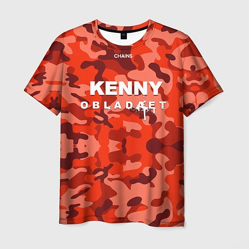 Мужская футболка Kenny: Obladaet Camo / 3D-принт – фото 1