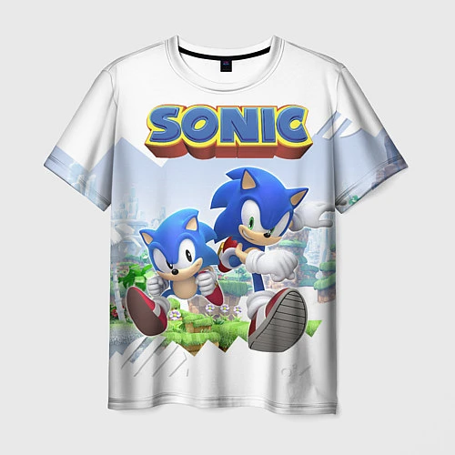 Мужская футболка Sonic Stories / 3D-принт – фото 1