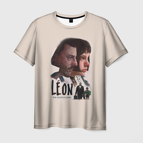 Мужская футболка Leon / 3D-принт – фото 1