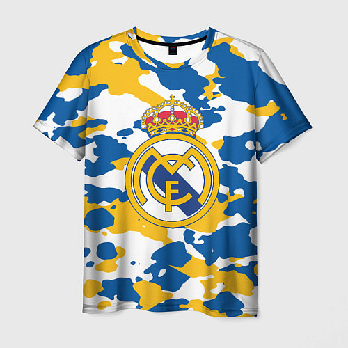 Мужская футболка Real Madrid: Camo / 3D-принт – фото 1