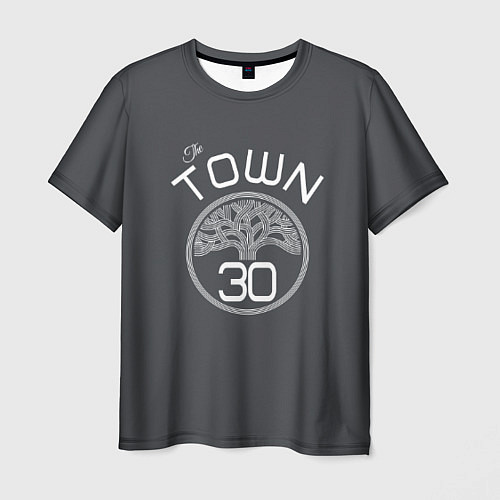 Мужская футболка GSW Town: Stephen Curry / 3D-принт – фото 1