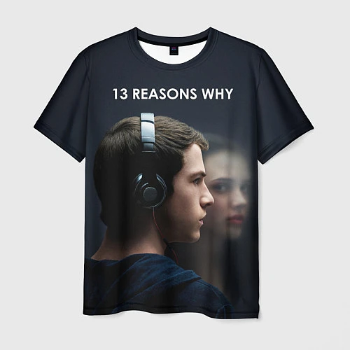 Мужская футболка 13 причин почему / 3D-принт – фото 1