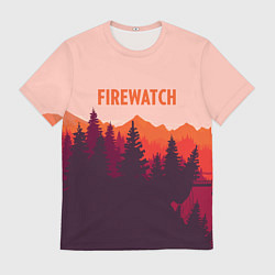 Футболка мужская Firewatch: Orange Style, цвет: 3D-принт