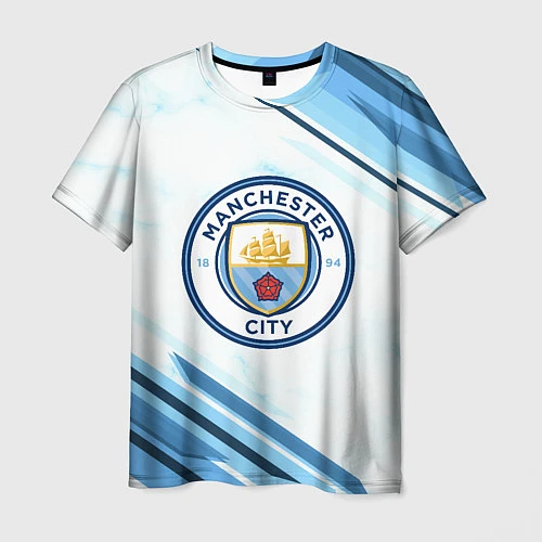 Мужская футболка Manchester city / 3D-принт – фото 1