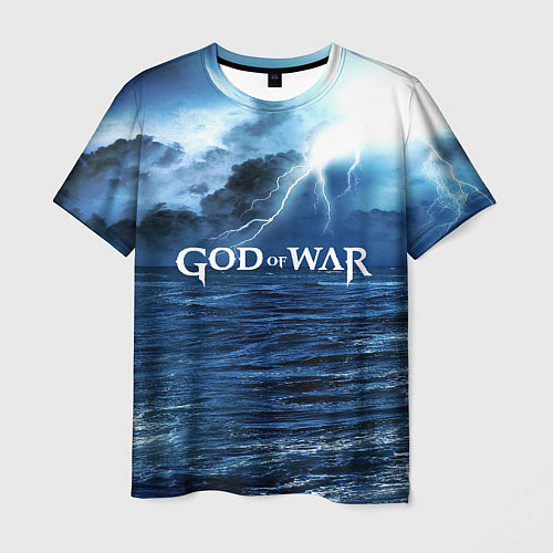 Мужская футболка God of War: Sea ​​rage / 3D-принт – фото 1