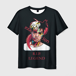 Футболка мужская XXXTentacion: RIP Legend, цвет: 3D-принт